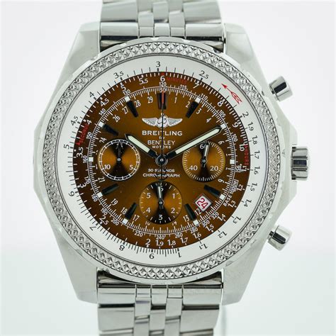 breitling for bentley special edition certified chronometer 100m 330ft a25366|Breitling Bentley model a25363.